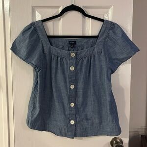 J Crew chambray top